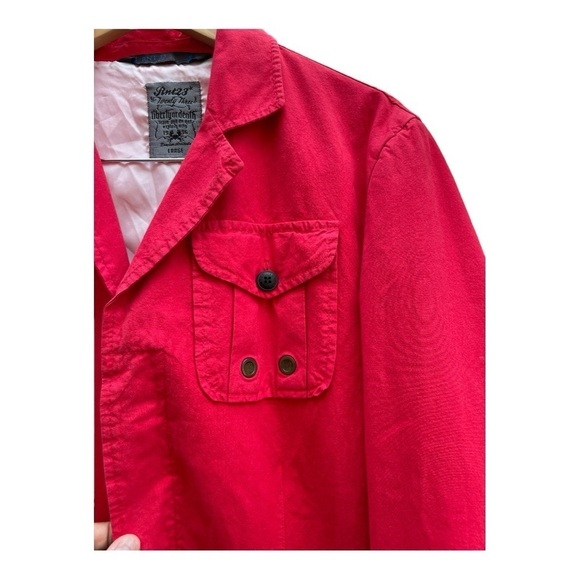 RNT 23 London Red Cotton Military/Utility Jacket Large - Picture 5 of 14